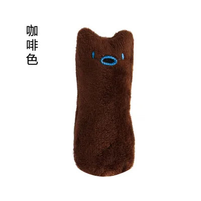 Interactive Catnip Plush Toy – Bite-Resistant Chew & Squeaky Toy for Cats