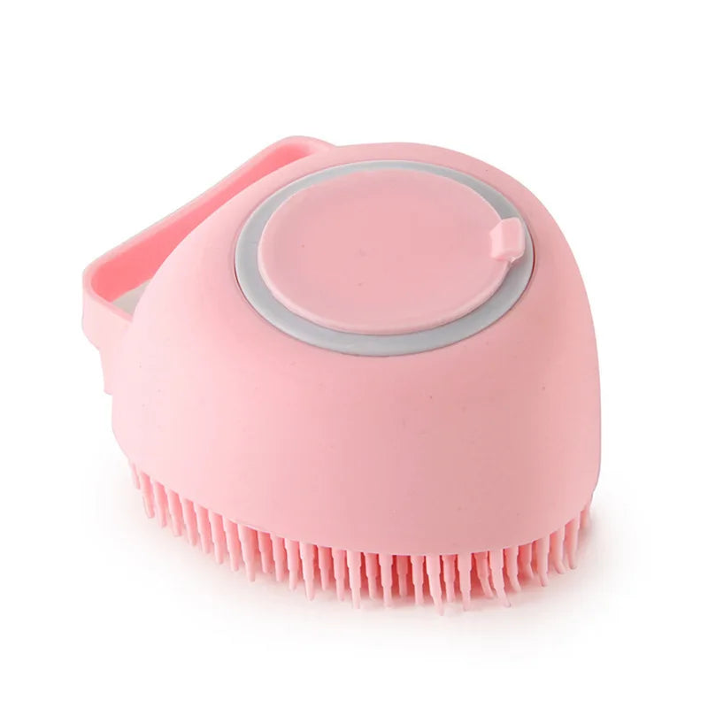 Silicone Pet Bath & Grooming Gloves – Soft Massage Brush for Dogs & Cats