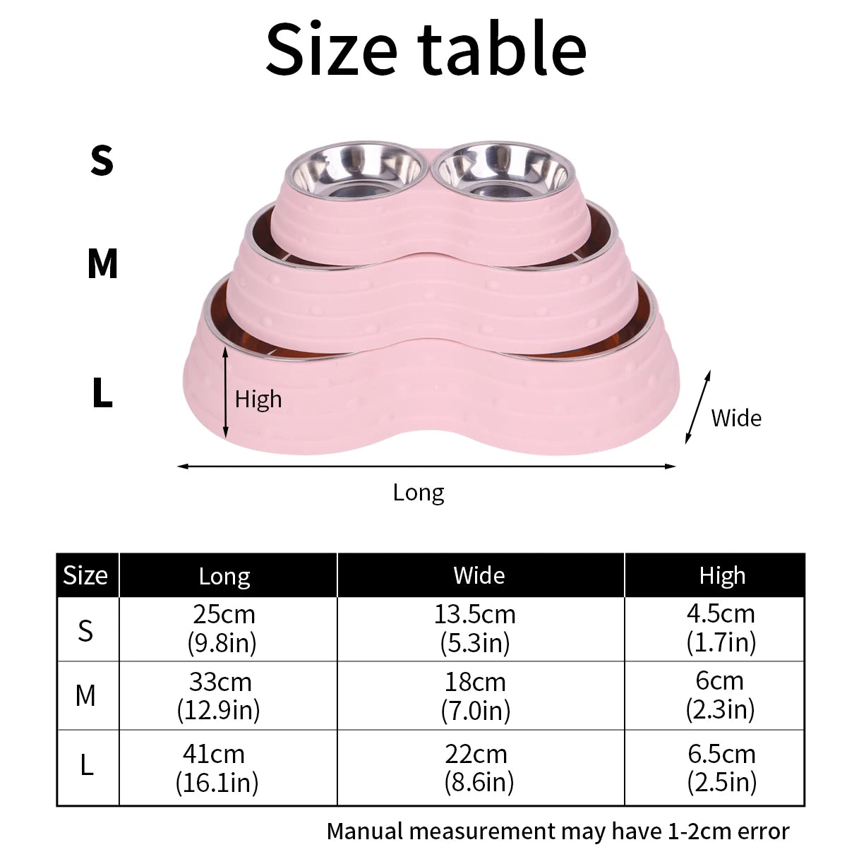 Stainless Steel Pet Bowl – Durable Feeding Dish for Small, Medium & Large Dogs & Cats