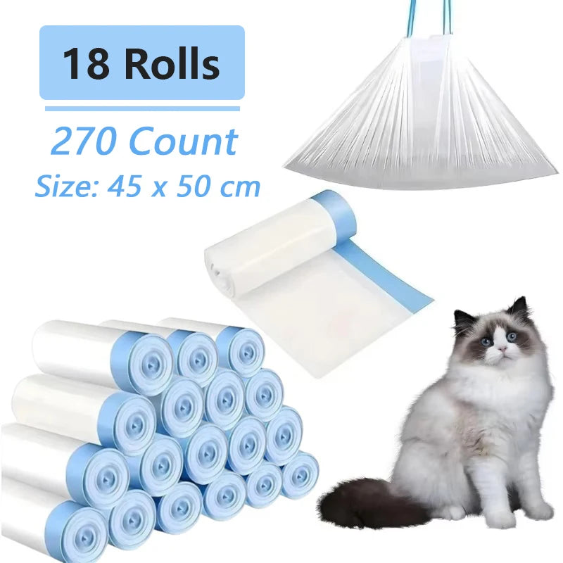 Smart Self-Cleaning Cat Litter Box 65L – WiFi App Control, Odor Removal, Quiet Closed Design for Multi-Cat Homes