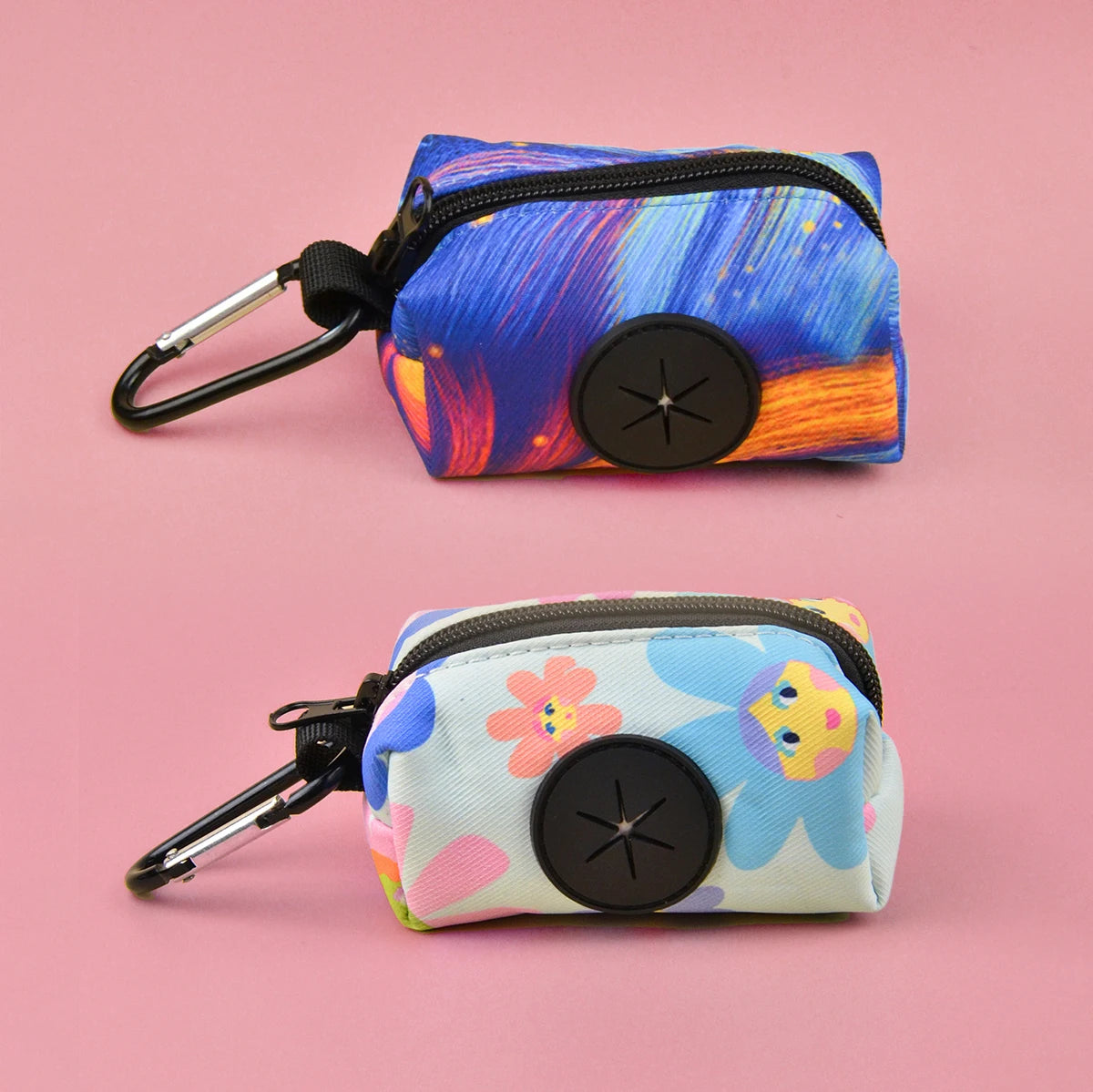 Universal Dog Poop Bag Holder – Clip-On Carrier for Any Leash (1–2PCS)