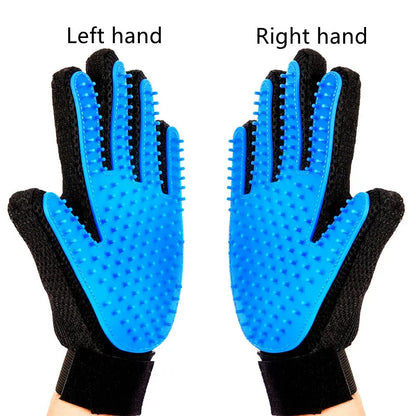 Silicone Pet Grooming Brush & Bath Glove – Massage Comb for Dogs & Cats