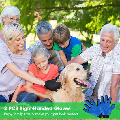 Silicone Pet Grooming Brush & Bath Glove – Massage Comb for Dogs & Cats