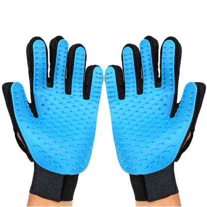 Silicone Pet Grooming Brush & Bath Glove – Massage Comb for Dogs & Cats