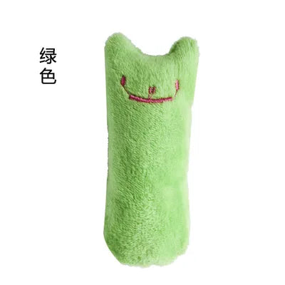 Interactive Catnip Plush Toy – Bite-Resistant Chew & Squeaky Toy for Cats