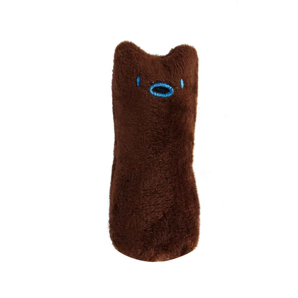Interactive Catnip Plush Toy – Bite-Resistant Chew & Squeaky Toy for Cats