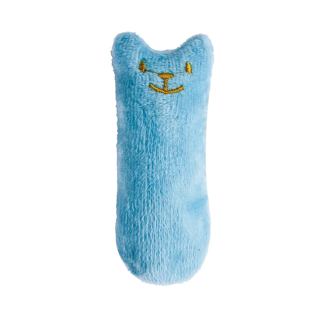 Interactive Catnip Plush Toy – Bite-Resistant Chew & Squeaky Toy for Cats