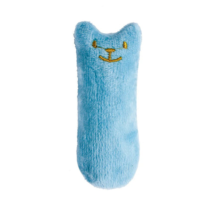 Interactive Catnip Plush Toy – Bite-Resistant Chew & Squeaky Toy for Cats