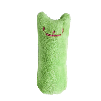 Interactive Catnip Plush Toy – Bite-Resistant Chew & Squeaky Toy for Cats