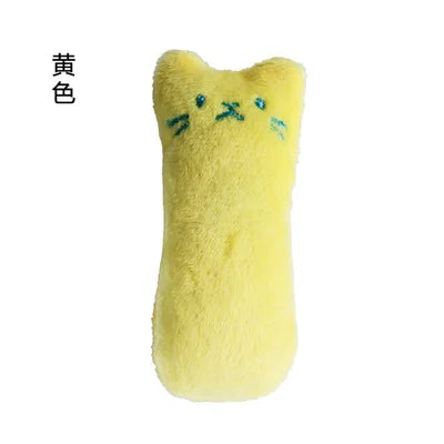 Interactive Catnip Plush Toy – Bite-Resistant Chew & Squeaky Toy for Cats