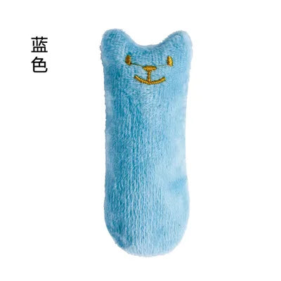 Interactive Catnip Plush Toy – Bite-Resistant Chew & Squeaky Toy for Cats