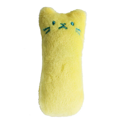 Interactive Catnip Plush Toy – Bite-Resistant Chew & Squeaky Toy for Cats