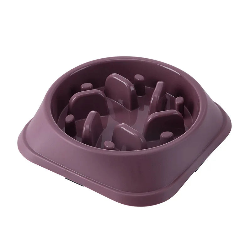 Slow Feeder Pet Bowl – Anti-Choking Non-Slip Feeding Dish for Dogs & Cats