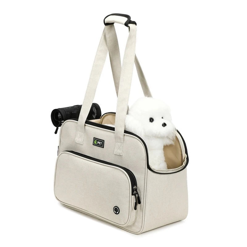 Portable Pet Carrier Bag – Large Capacity Travel Bag for Small Dogs & Cats
