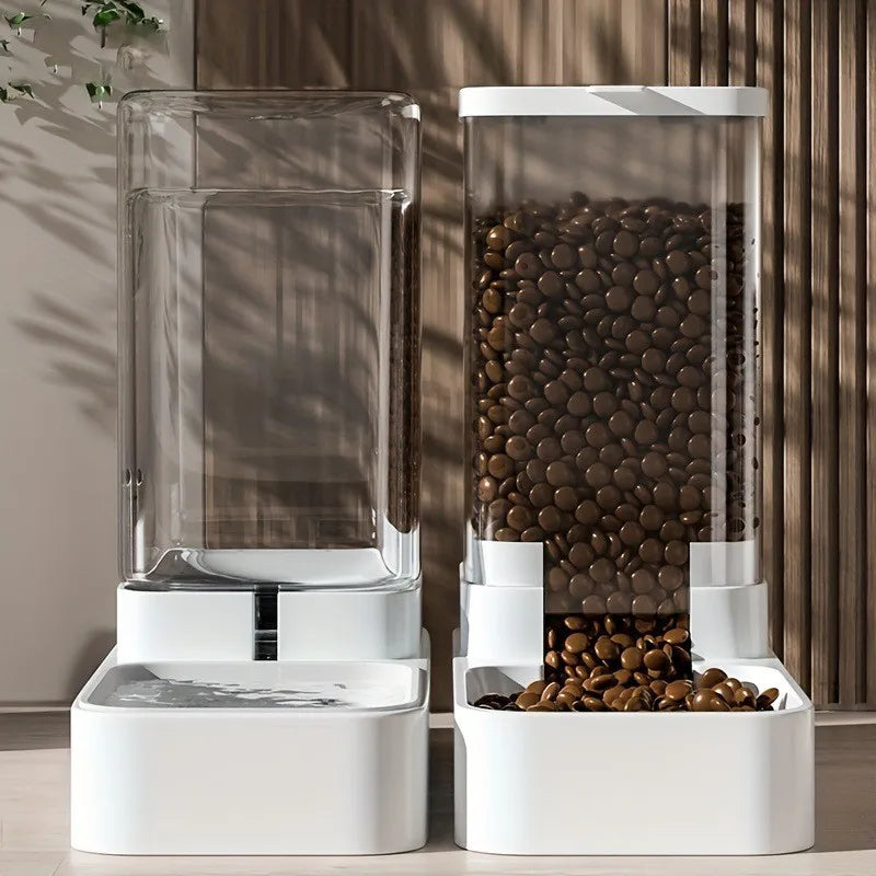 Automatic Pet Water & Food Dispenser – Feeding Bowl Set for Dogs & Cats