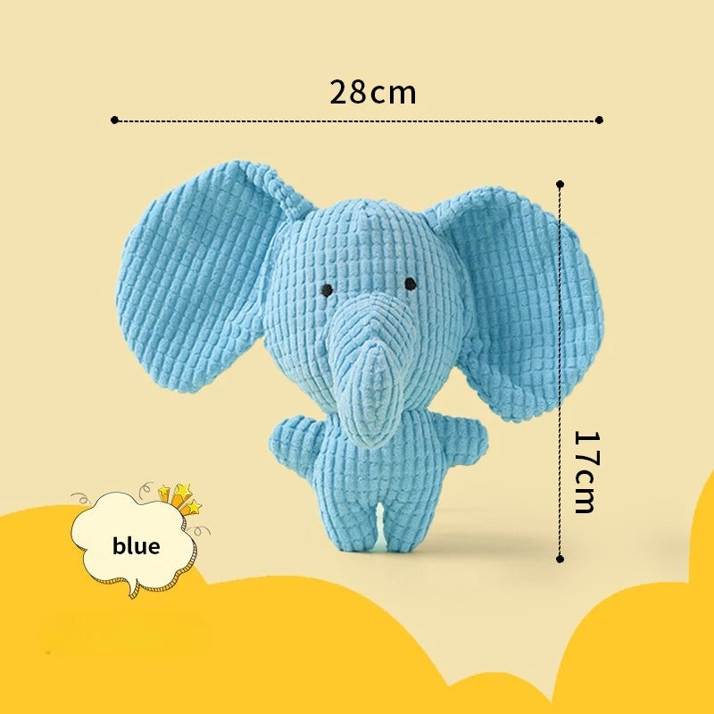 Sleeping Duck Plush Dog Toy – Squeaky Bite-Resistant Chew Toy for Small Dogs