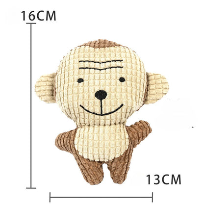Sleeping Duck Plush Dog Toy – Squeaky Bite-Resistant Chew Toy for Small Dogs