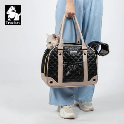 Truelove Breathable Pet Carrier Handbag – Stylish Travel Bag for Small Dogs & Medium Cats (TLX6971)