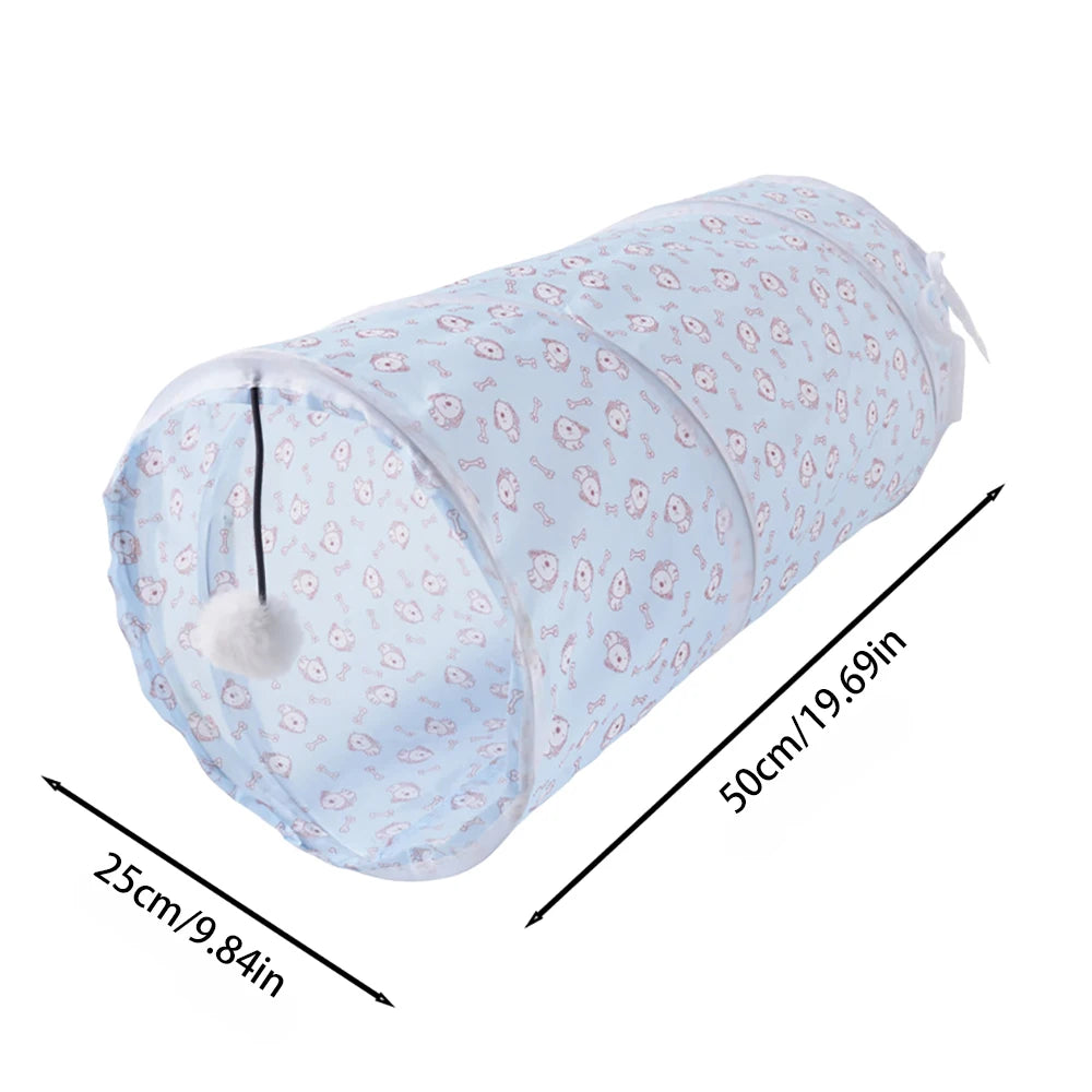 Foldable Cat Tunnel Toy – Interactive Play Tunnel for Kittens & Cats