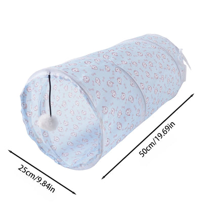 Foldable Cat Tunnel Toy – Interactive Play Tunnel for Kittens & Cats