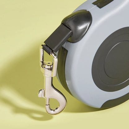 3m/5m Retractable Dog Leash – Durable Nylon Lead for Small, Medium & Large Dogs & Cats