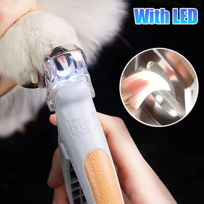 Professional LED Pet Nail Clippers – Precision Grooming Tool for Dogs & Cats
