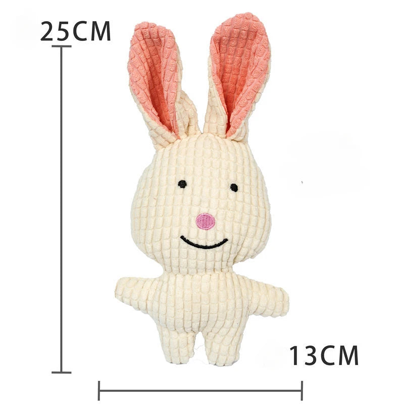 Sleeping Duck Plush Dog Toy – Squeaky Bite-Resistant Chew Toy for Small Dogs