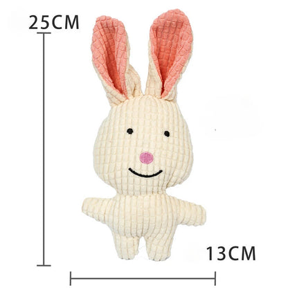 Sleeping Duck Plush Dog Toy – Squeaky Bite-Resistant Chew Toy for Small Dogs