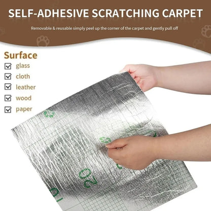 Self-Adhesive Cat Scratch Protector Mat – Trim-to-Fit Furniture & Sofa Guard