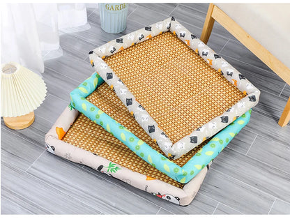 Cooling Pet Bed Mat for Dogs and Cats – Summer Ice Cushion, Comfortable & Wear-Resistant