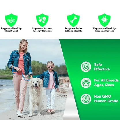 200ml Salmon Oil for Dogs & Cats – Natural Omega Fatty Acid Supplement for Skin & Coat