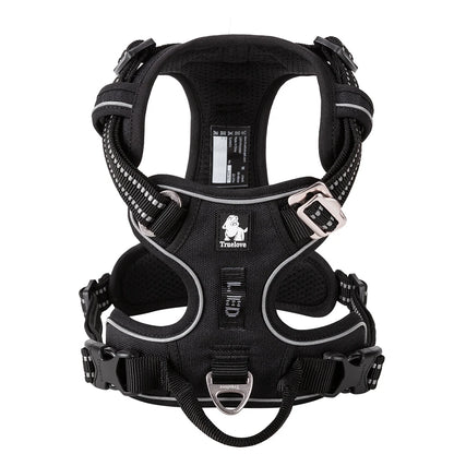 Truelove No-Pull Reflective Dog Harness – Adjustable Breathable Vest for Small, Medium & Large Dogs