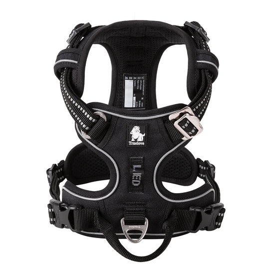 Truelove No-Pull Reflective Dog Harness – Adjustable Breathable Vest for Small, Medium & Large Dogs