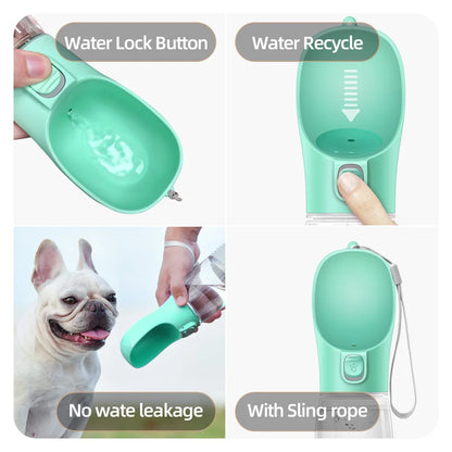 Portable Dog & Cat Water Bottle – Leakproof Travel Drinking Dispenser for Outdoor Pets