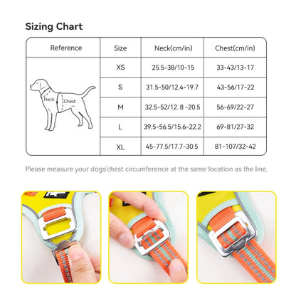 Truelove No-Pull Reflective Dog Harness – Adjustable Breathable Vest for Small, Medium & Large Dogs