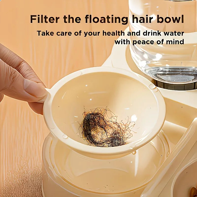 2-in-1 Pet Food & Water Dispenser – Travel Feeding Bowl for Dogs & Cats (No Battery Required)
