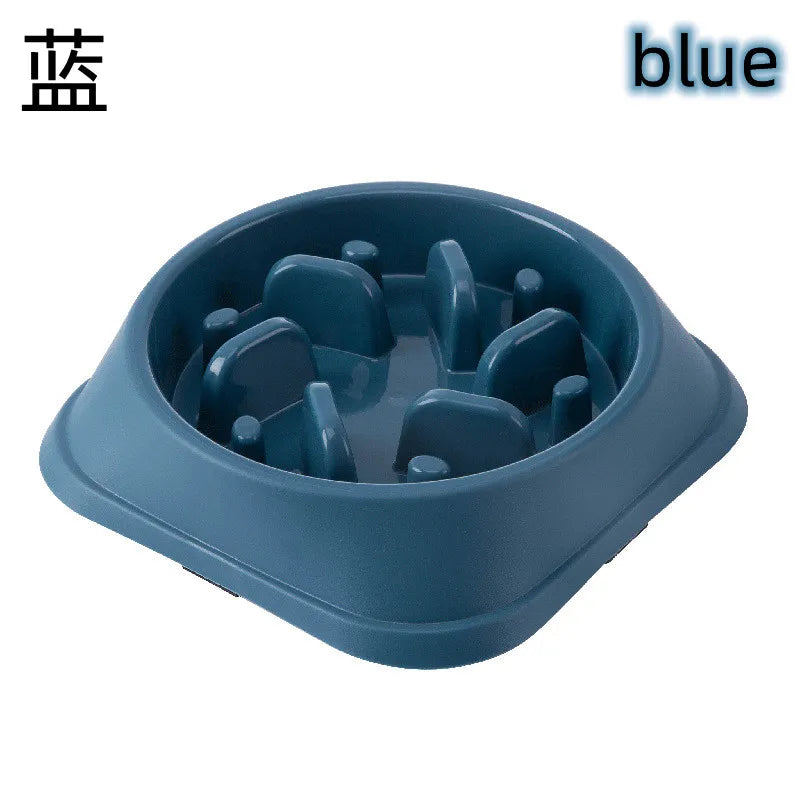 Slow Feeder Pet Bowl – Anti-Choking Non-Slip Feeding Dish for Dogs & Cats
