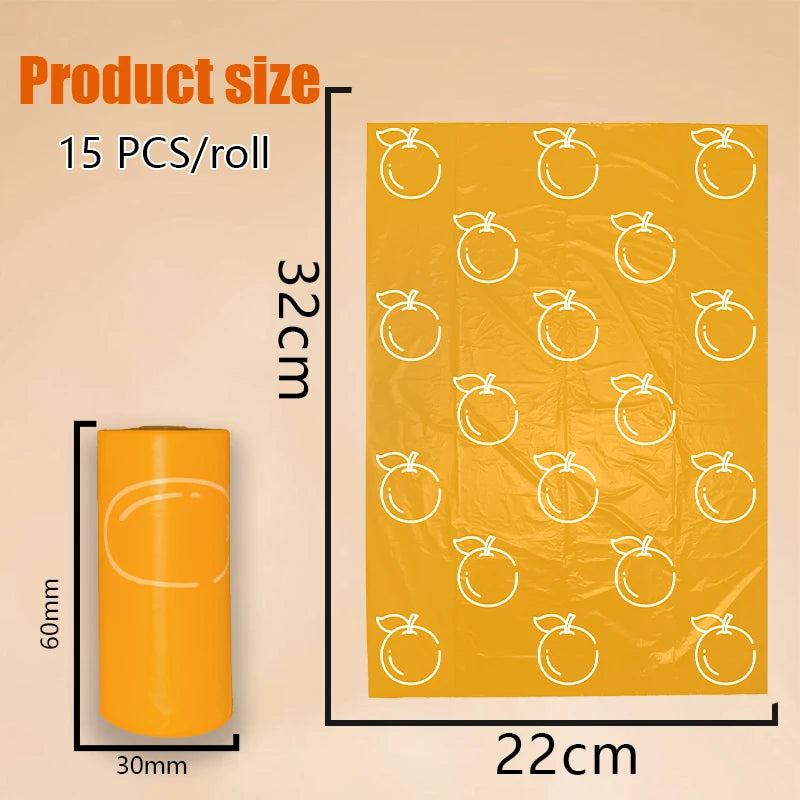 EPI Photodegradable Dog Poop Bags – Orange Scented Waste Bags with Dispenser