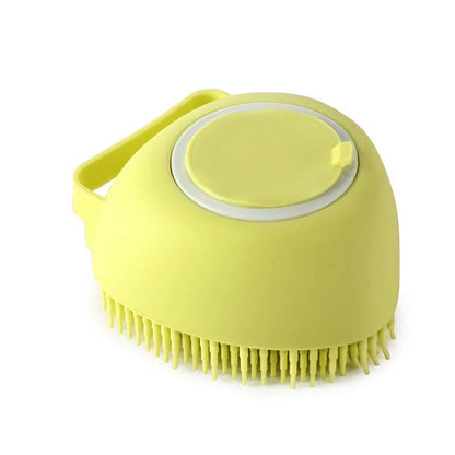 Silicone Pet Bath & Grooming Gloves – Soft Massage Brush for Dogs & Cats