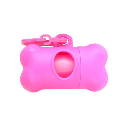 Bone-Shaped Dog Poop Bag Dispenser – Portable Holder for Waste Bags