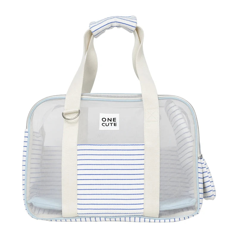 Transparent Window Pet Carrier Bag – Stylish Shoulder Travel Bag for Small Dogs & Puppies