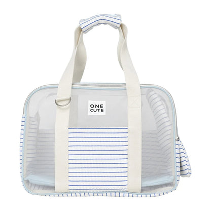 Transparent Window Pet Carrier Bag – Stylish Shoulder Travel Bag for Small Dogs & Puppies