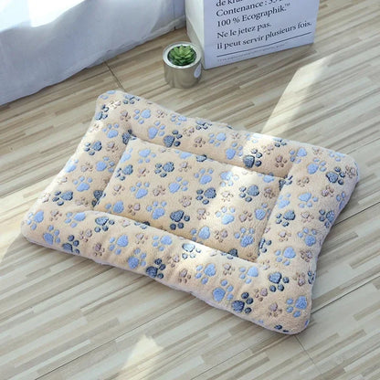 Double-Sided Plush Pet Mat – Soft Warm Cushion Blanket for Cats & Small Dogs