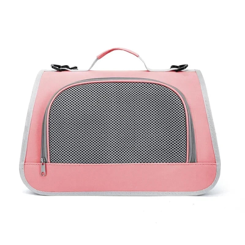 Breathable Pet Travel Bag – Portable Shoulder Carrier for Dogs & Cats, Summer Design