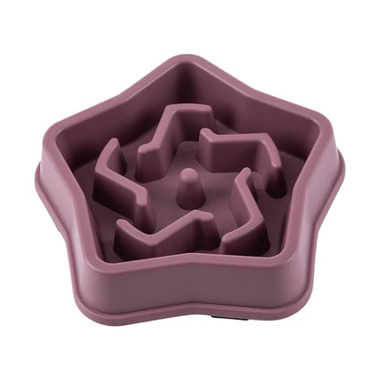 Slow Feeder Pet Bowl – Anti-Choking Non-Slip Feeding Dish for Dogs & Cats