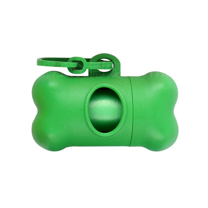 Bone-Shaped Dog Poop Bag Dispenser – Portable Holder for Waste Bags
