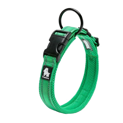 Truelove Reflective Dog Collar – Adjustable Padded Nylon Collar for All Breeds & Sizes