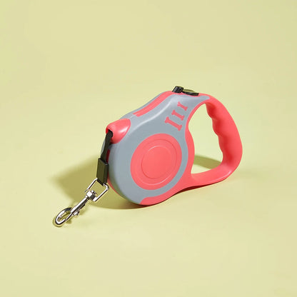 3m/5m Retractable Dog Leash – Durable Nylon Lead for Small, Medium & Large Dogs & Cats