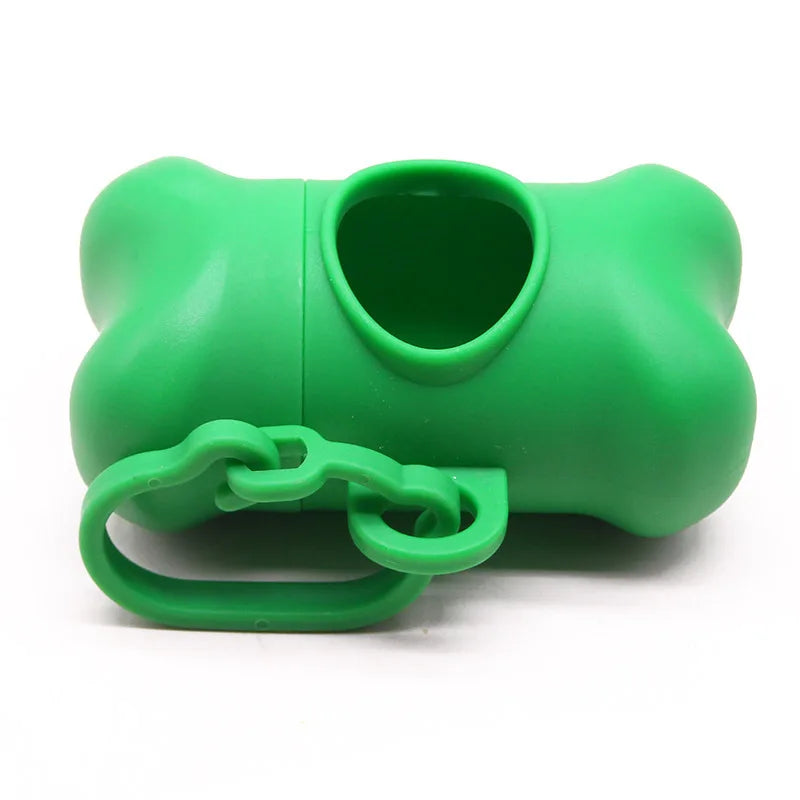Bone-Shaped Dog Poop Bag Dispenser – Portable Holder for Waste Bags