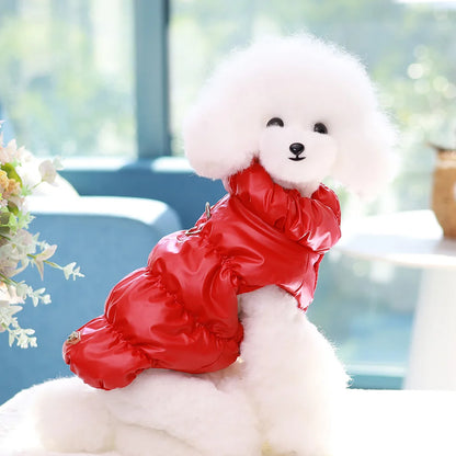 Warm Padded Dog Jacket – Soft Winter Coat for Small & Medium Dogs (Chihuahua, French Bulldog, Poodle)